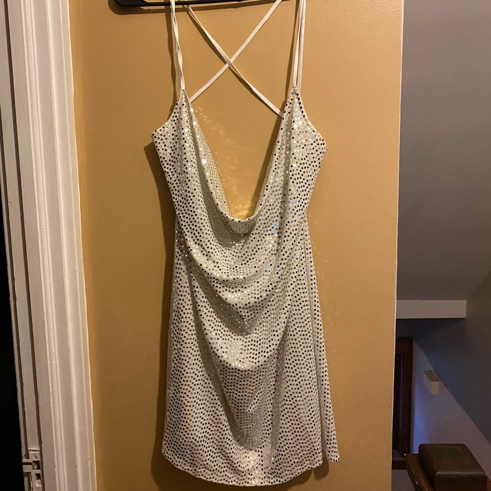 NWT Divided Sequin Mini Dress
